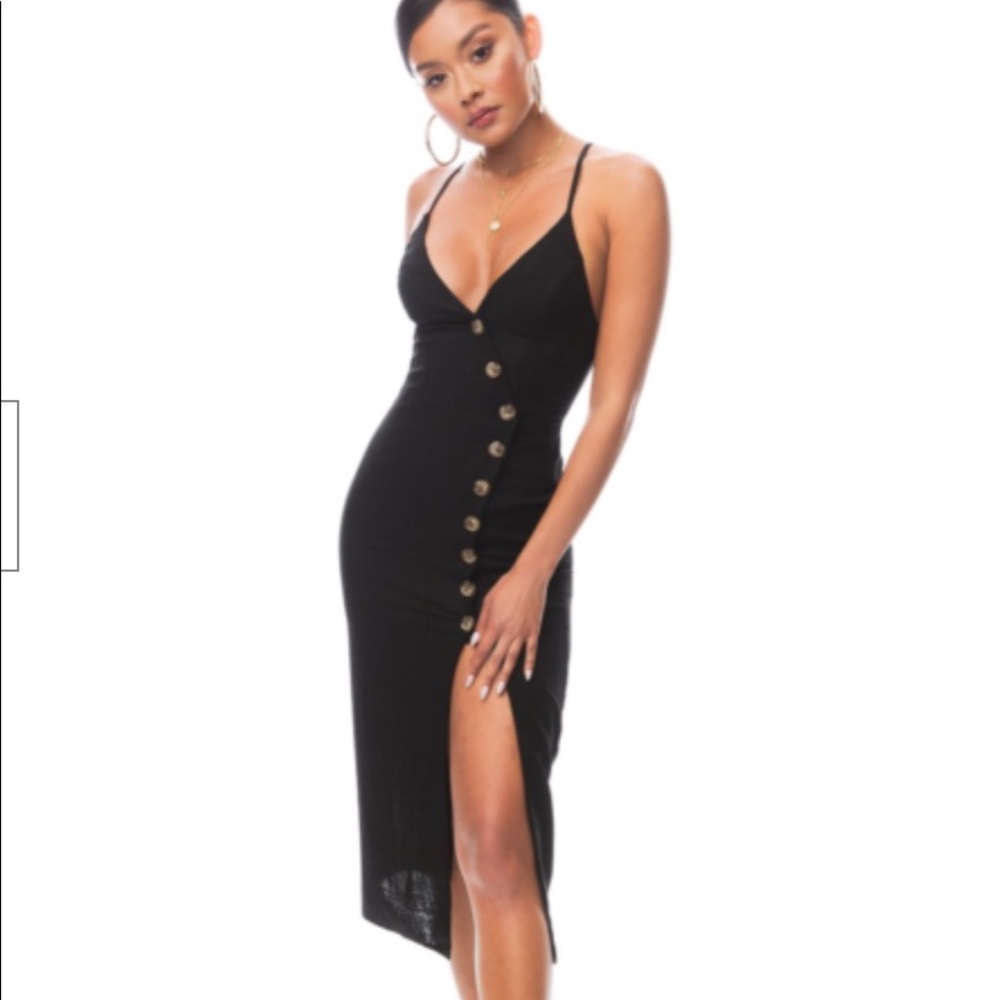 NWT MISS LOLA  MIDI DRESS